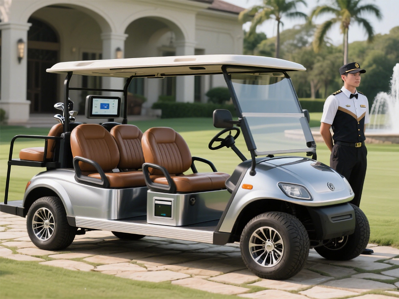 Încărcător electric pentru cărucioare de golf